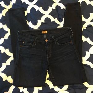 MOTHER | The Looker Skinny Jeans | Dark Wash